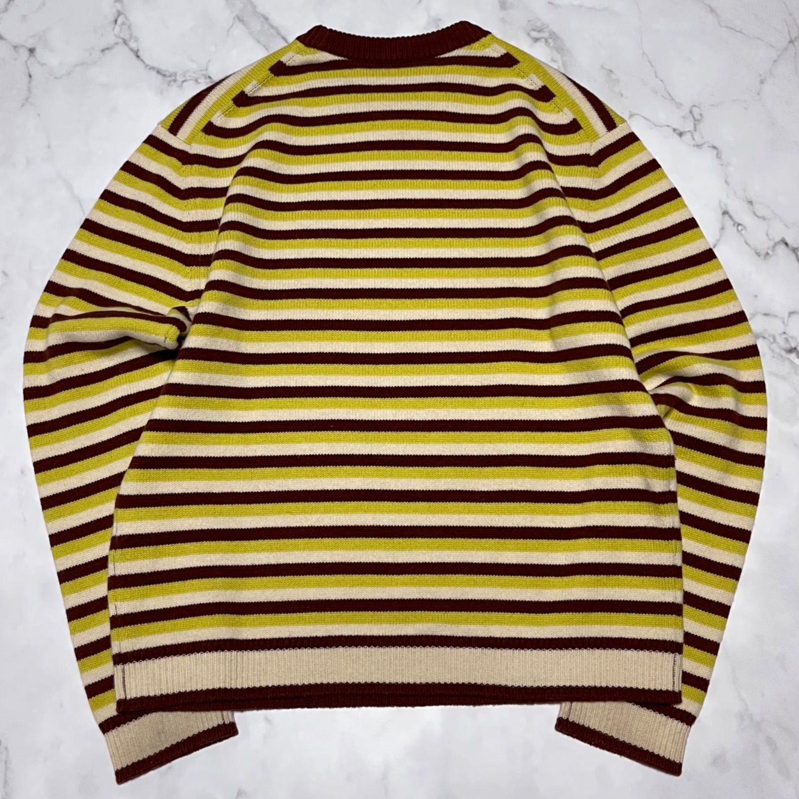 新品 MAISON KITSUNE メゾンキツネTRICOLOR FOX ニット TRICOLOR FOX PATCH CLASSIC R-NECK JUMPER | Maison Kitsuné