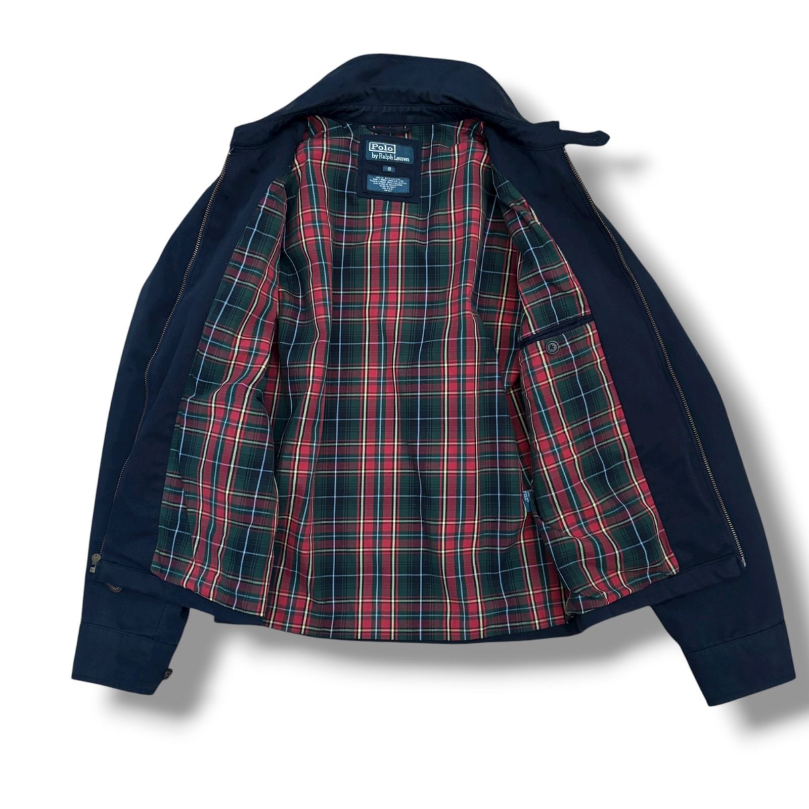 ラルフローレン　スイングトップ　ブラックウォッチ柄　赤ポニー　美品 ブランド別 ラルフローレン Ralph Lauren スイングトップ ブラック