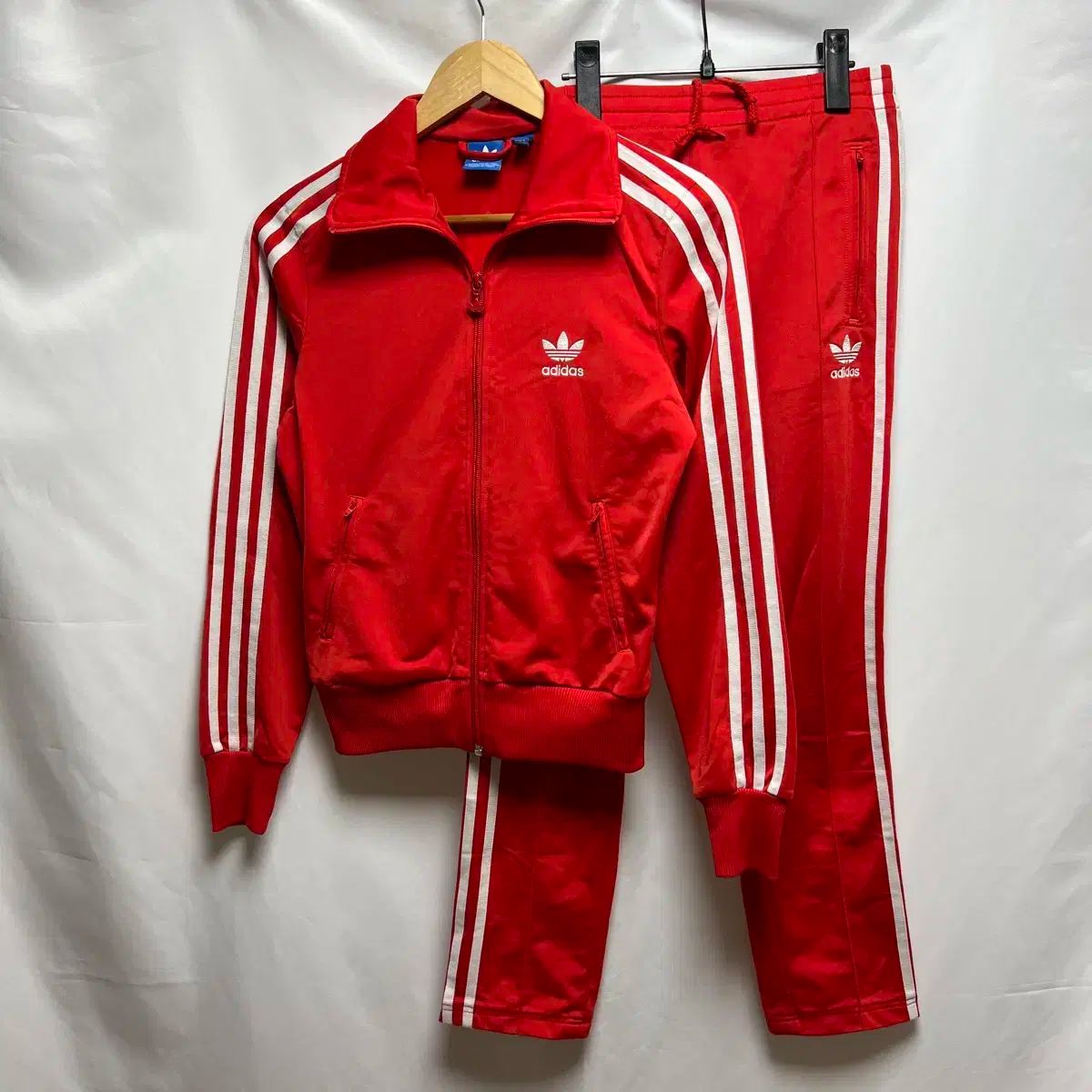 85 adidas アディダス ファイヤーバード レッド セットアップ セット トラックジャージ ジャージ パンツ