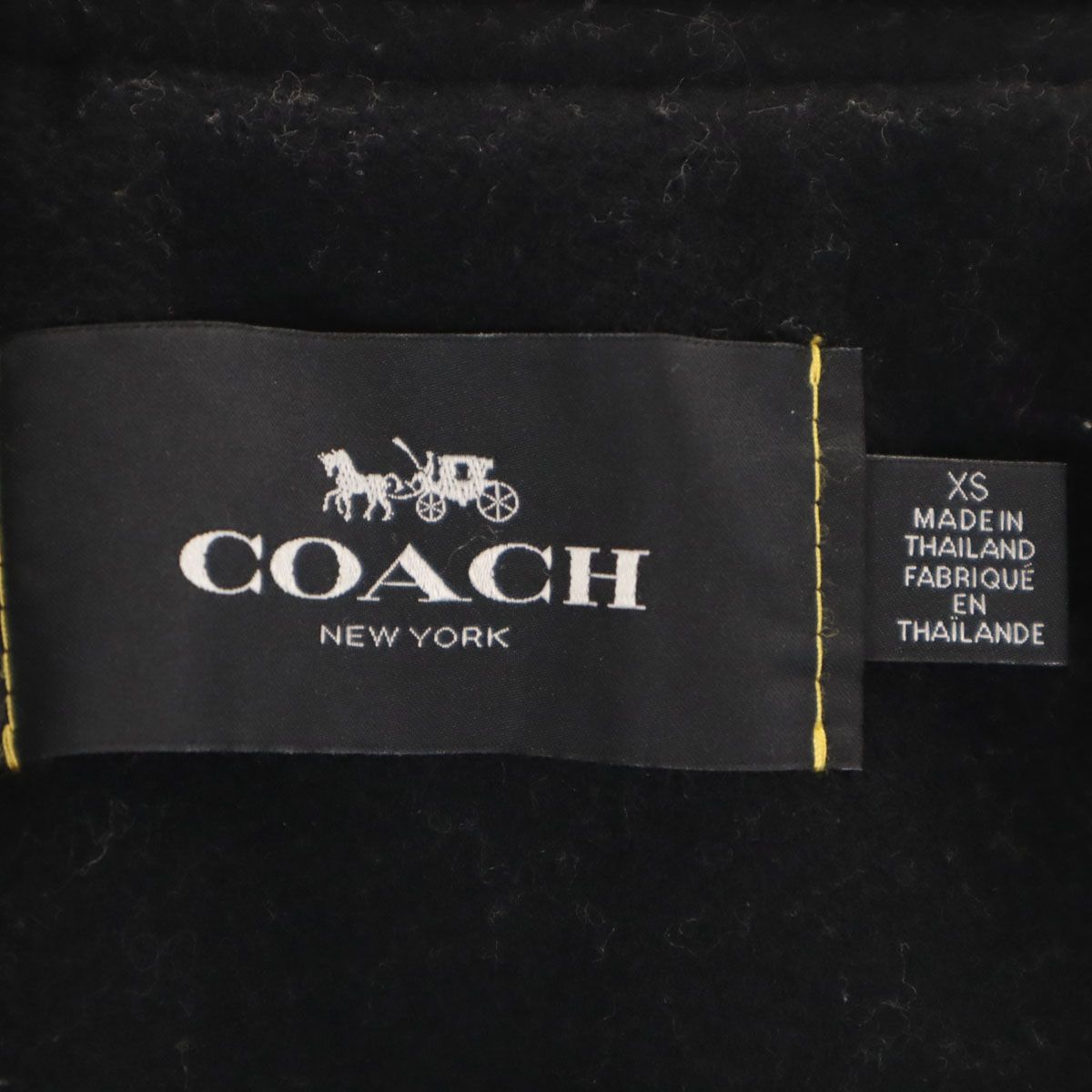COACH コーチ スタジャン XS ブラック F34122 バーシティジャケット