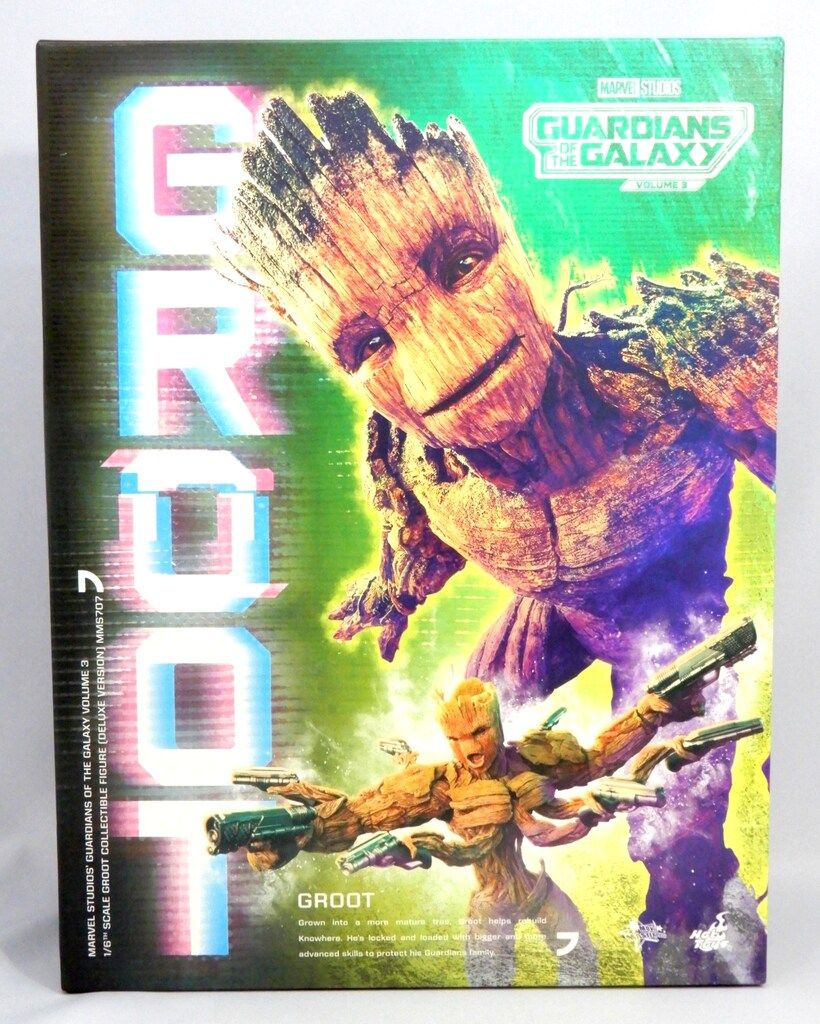 HOTTOYS MOVIE MASTERPIECE GROOT DELUXE VERSION MMS707