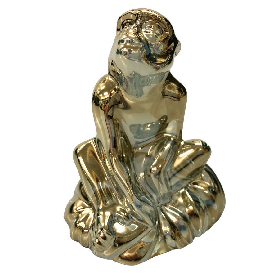 バカラ・干支サル ゴールドクリスタルオブジェ バカラ 公式 クリスタルオブジェ 干支 猿 ゴールド【AFB55】【】