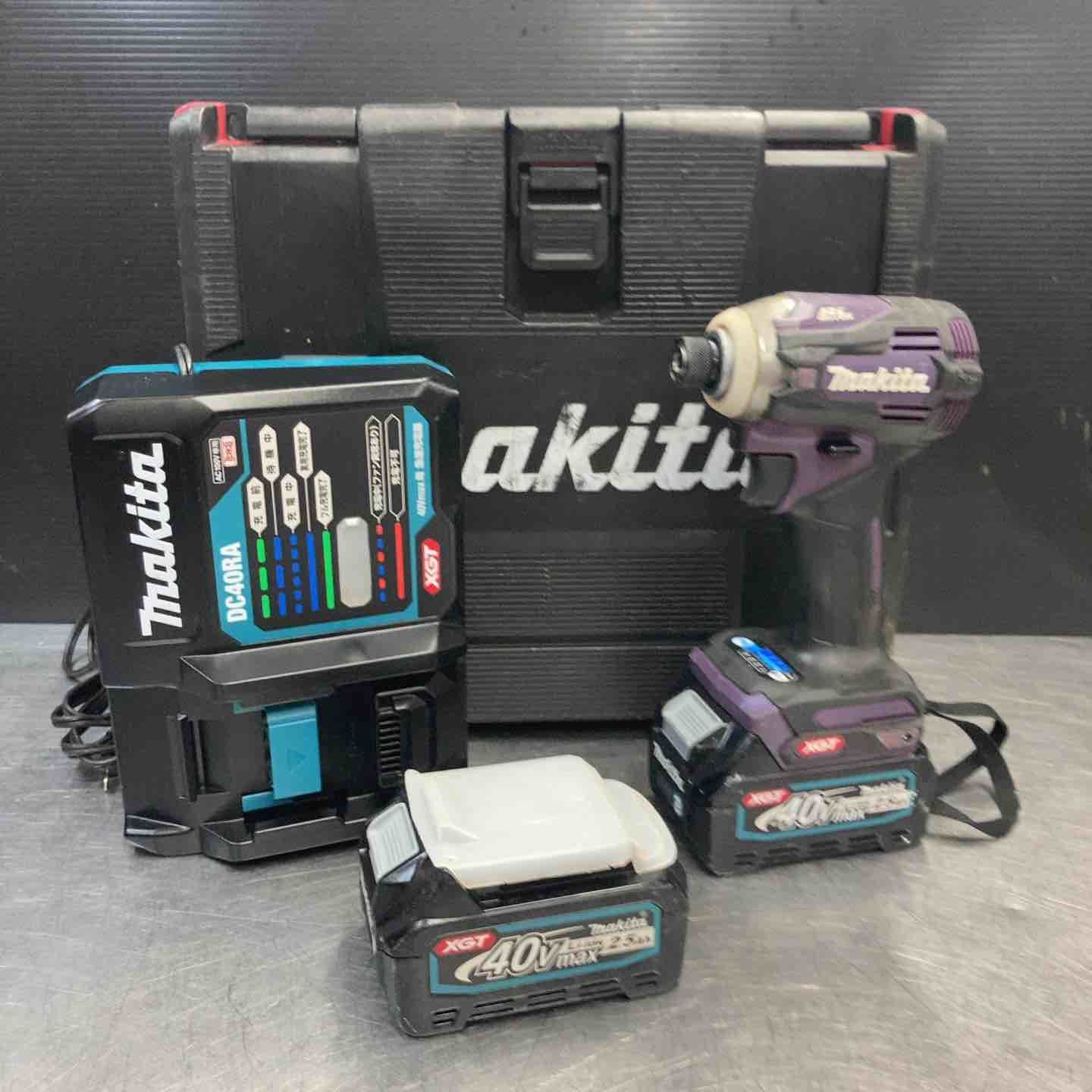 品 マキタ makita 40V コードレスインパクトドライバー TD001GDXAP パープル 紫 フルセット品 東大和店