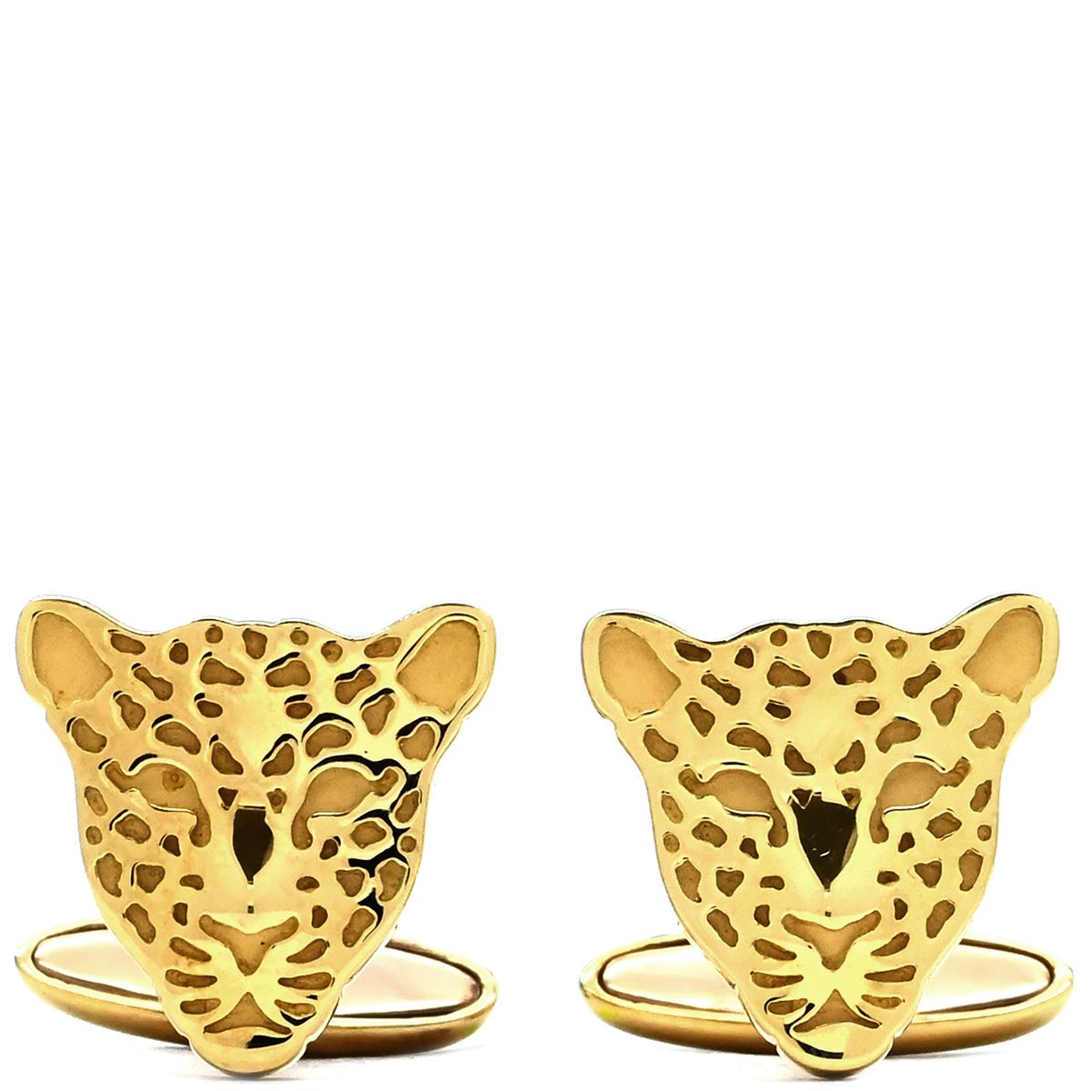 カレライカレラ Carrera y Carrera カフス K18YG イエローゴールド Au750 18K カフリンクス カフスボタン ヒョウモチーフ 豹