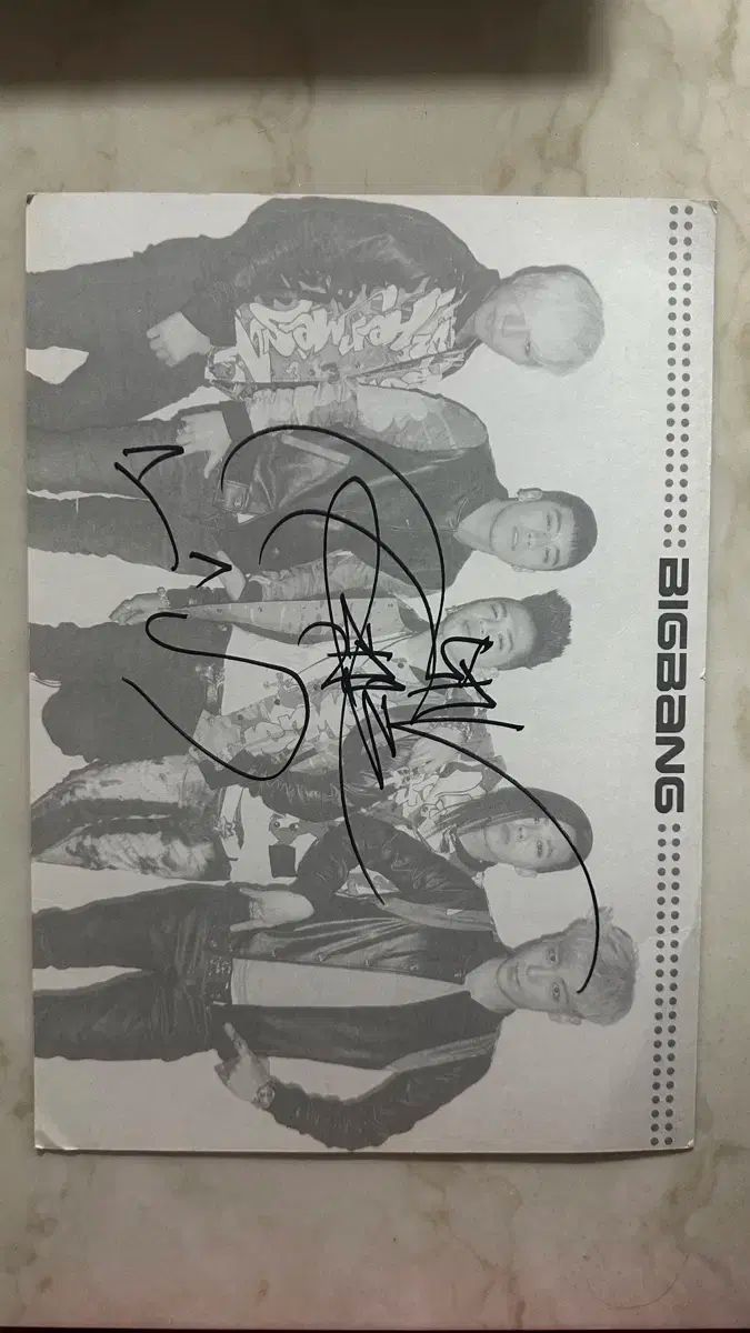 BIGBANG ビッグバン ユテヤン YOO TAEYANG サイン入り