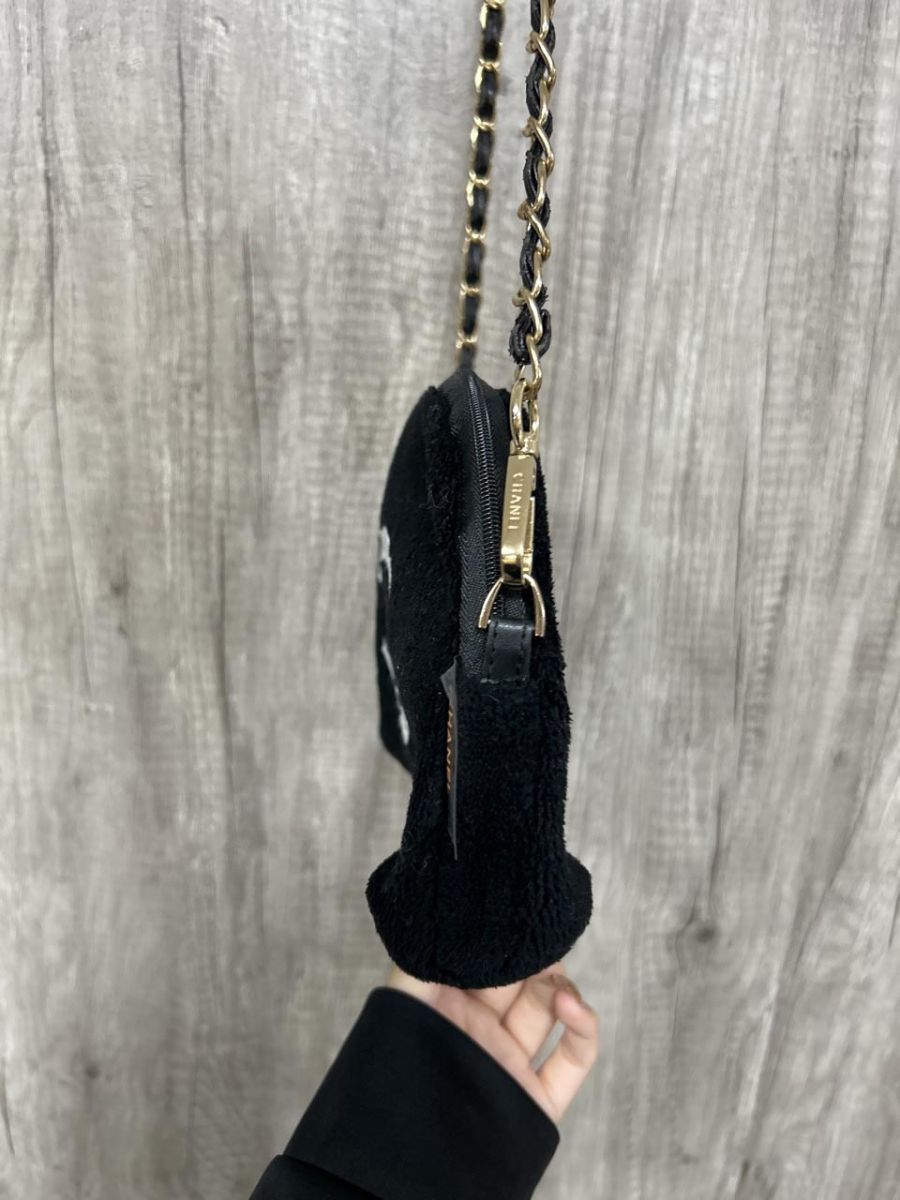 専用❗️♡CHANEL ✨シャネル　ノベルティ　スパンコール　ショルダーバッグ　黒 2025年最新】Yahoo!オークション -「シャネル スパンコール バッグ