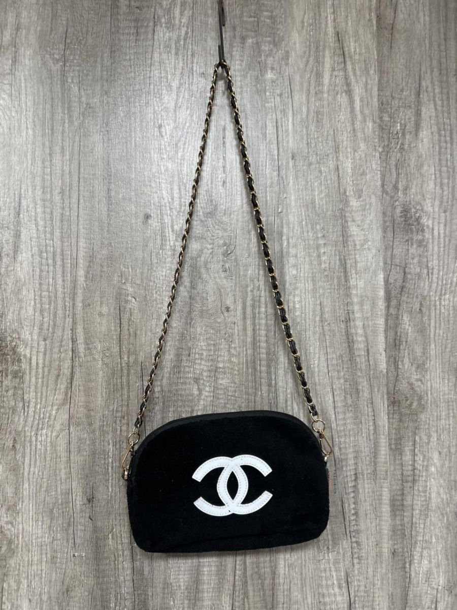 chaneL シャネル ノベルティ チェーン パイル ショルダー バッグ size