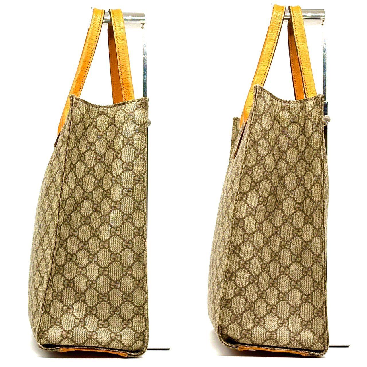 永く愛される定番】 GUCCI グッチ トートバッグ GGスプリーム 縦長 PVC