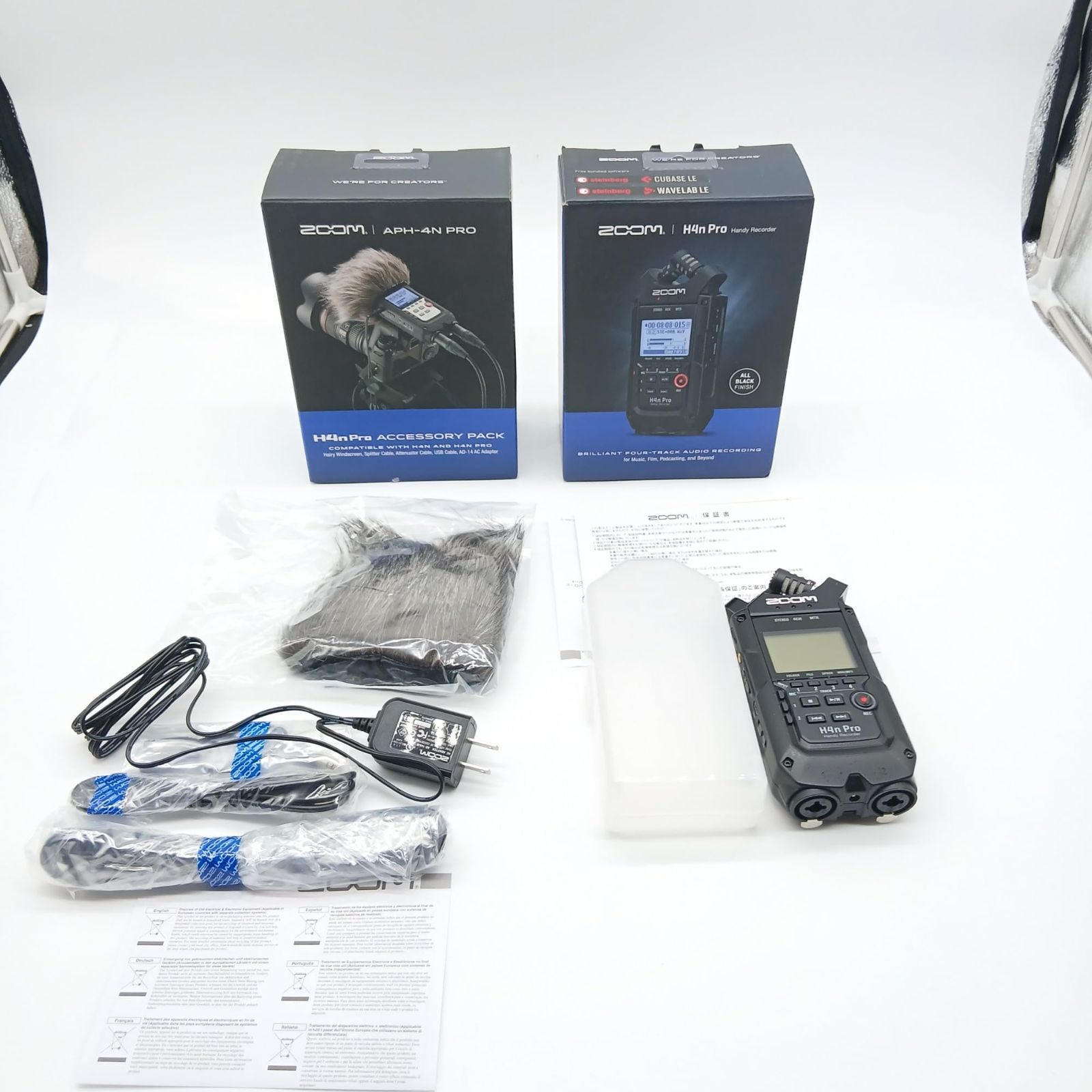 No.4295 ZOOM ズーム ハンディレコーダー オールブラックエディション H 4 nPro BLACK