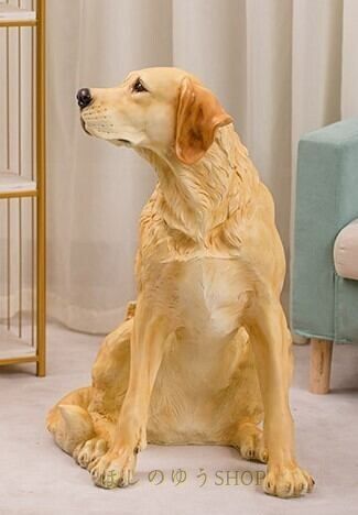 オブジェ ラブラドール モチーフ L size グラスファイバー製 置物 オーナメント インテリア 犬 動物 かわいい プレゼント リビング 玄 コイントレイ 置物 インテリア小物