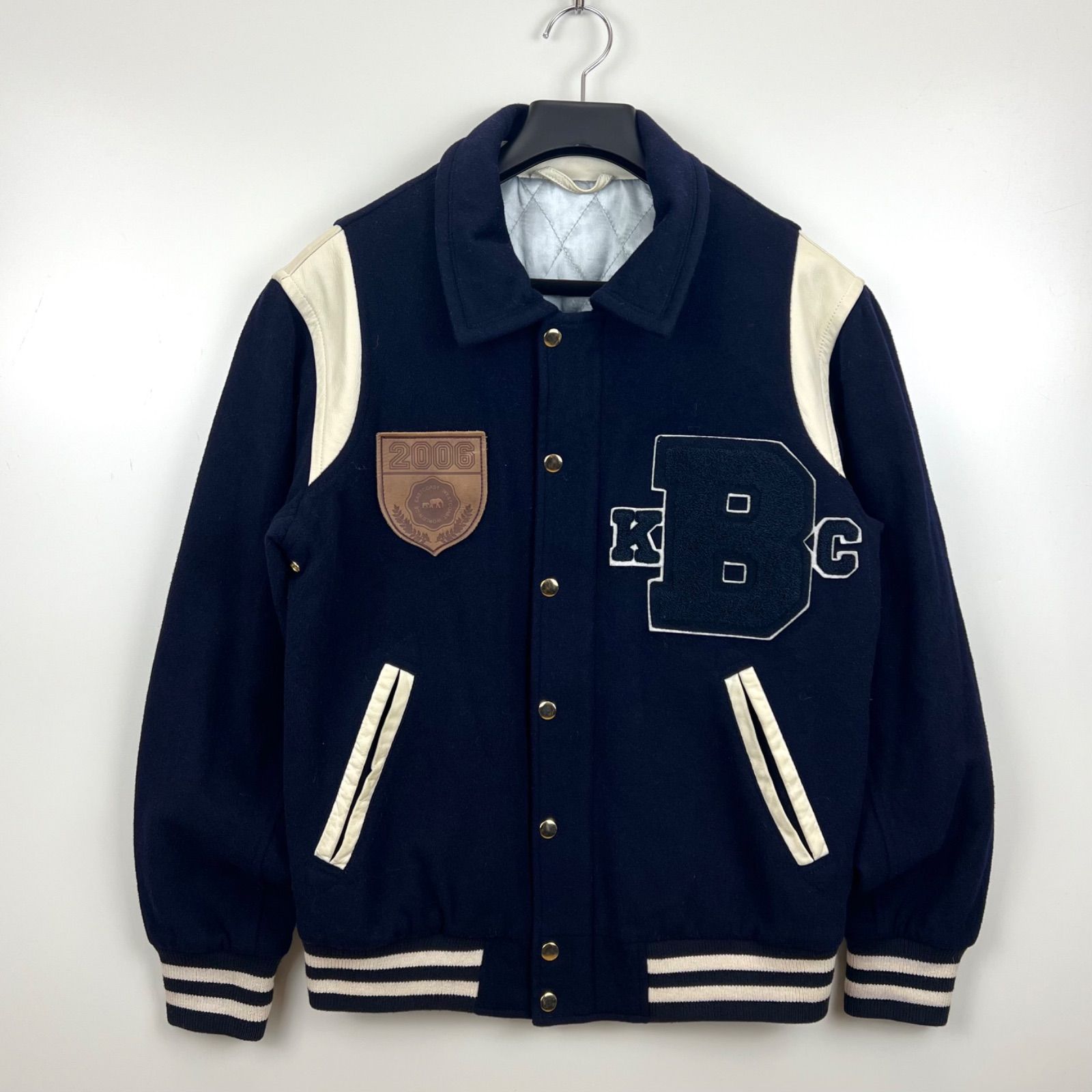 THE BROOKLYN CIRCUS BKC leather varsity jacket S ブルックリン
