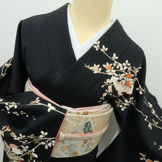六花-RIKKA- 美品 正絹 金駒刺繡 トールサイズ 訪問着 着物 A3930