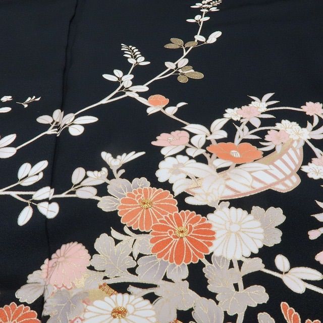 六花-RIKKA- 美品 正絹 金駒刺繡 トールサイズ 訪問着 着物 A3930