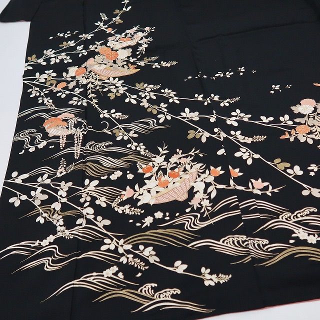 六花-RIKKA- 美品 正絹 金駒刺繡 トールサイズ 訪問着 着物 A3930