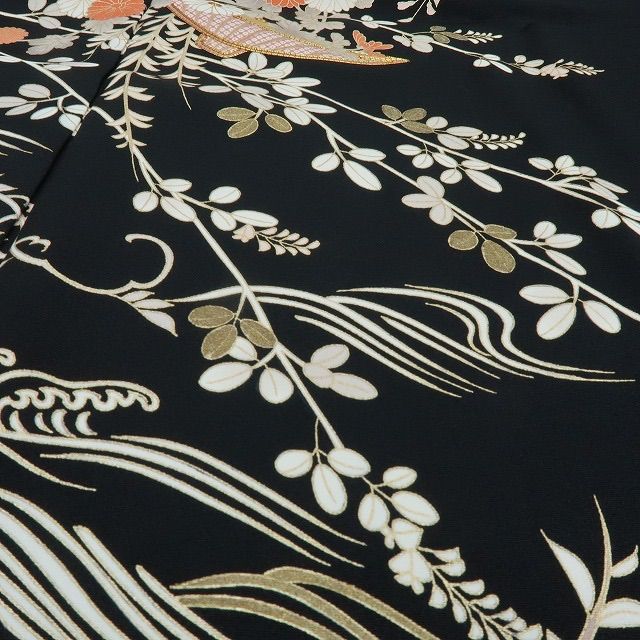 正絹 金駒刺繡 トールサイズ 訪問着 着物 A3826 六花-RIKKA- 美品 正絹 金駒刺繡 トールサイズ 訪問着 着物 A3930