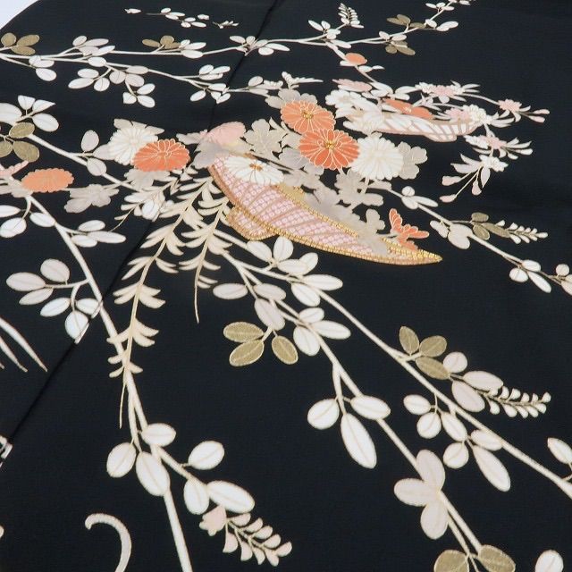 六花-RIKKA- 美品 正絹 金駒刺繡 トールサイズ 訪問着 着物 A3930