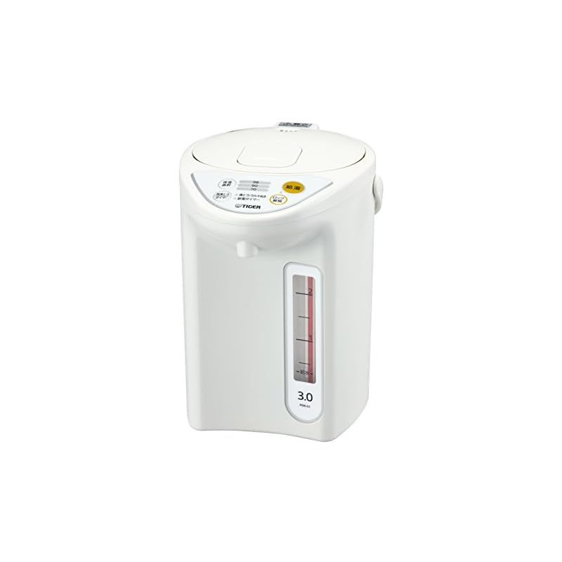 タイガー 魔法瓶 マイコン 電気 ポット 3L ホワイト PDR-G301-W Tiger 0