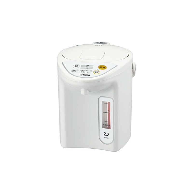 タイガー 魔法瓶 マイコン 電気 ポット 2.2L ホワイト PDR-G221-W Tiger 0