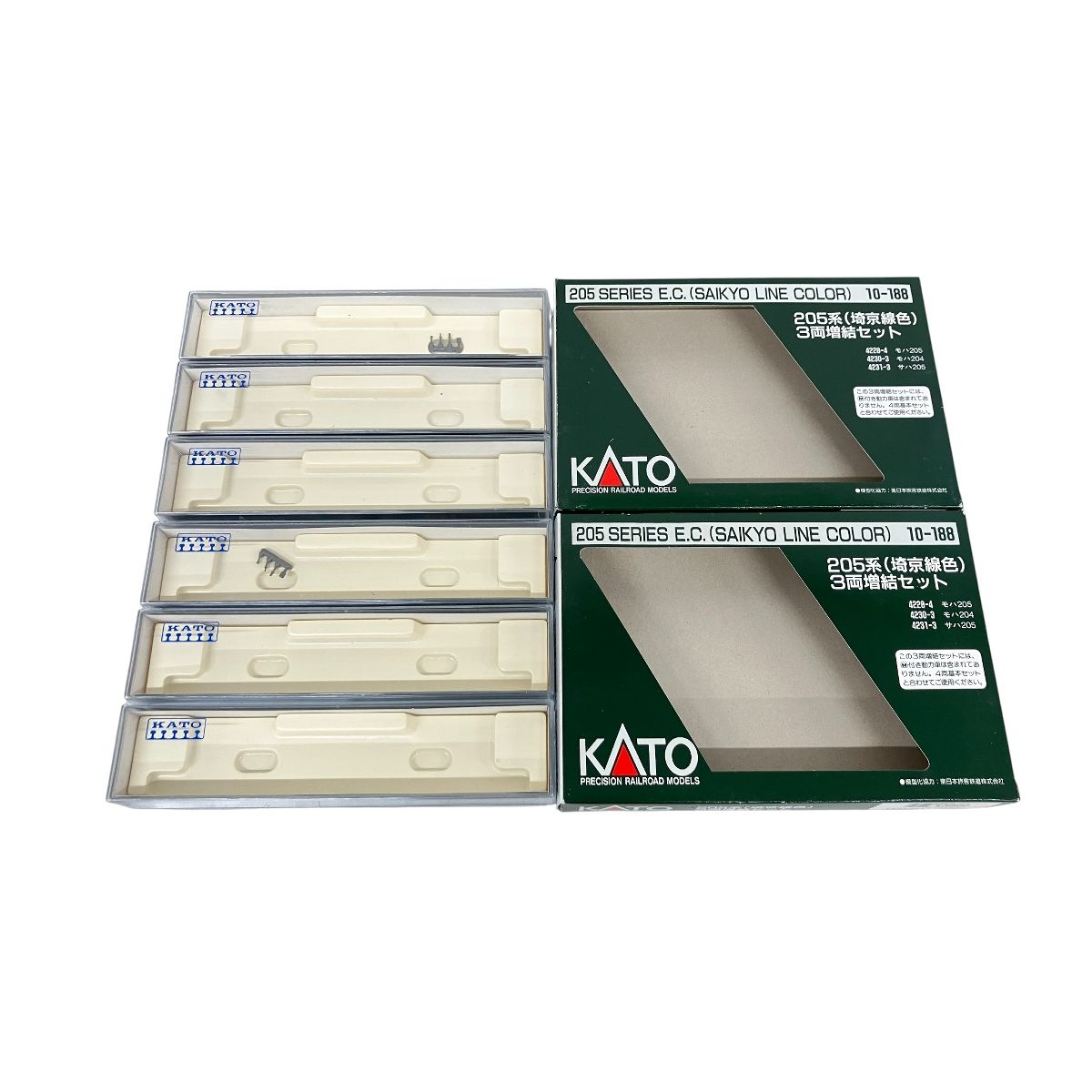 KATO 10-188 205系 埼京線色 3両 増結セット 2点おまとめ 鉄道模型 N