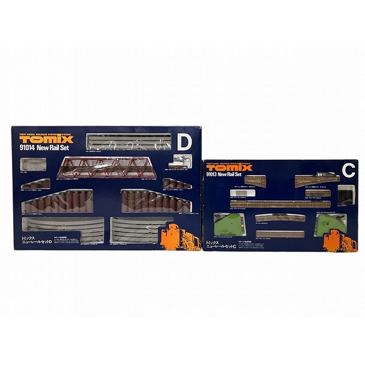 TOMIX 91013 91014 ニューレールセットC ニューレールセットD Nゲージ 鉄道模型