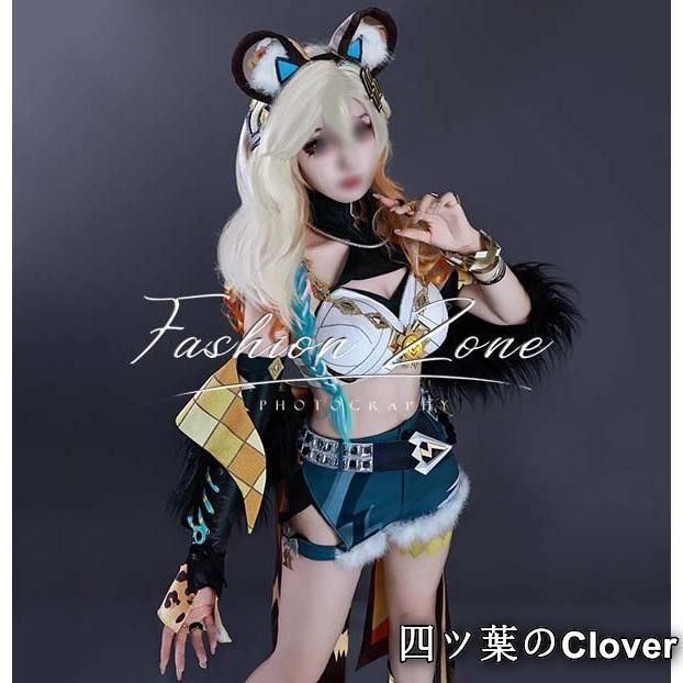 原神 げんしん 風 希ノ寧Xilonenコスプレ衣装ウィッグ靴 cosplay 演出服変装B 251110