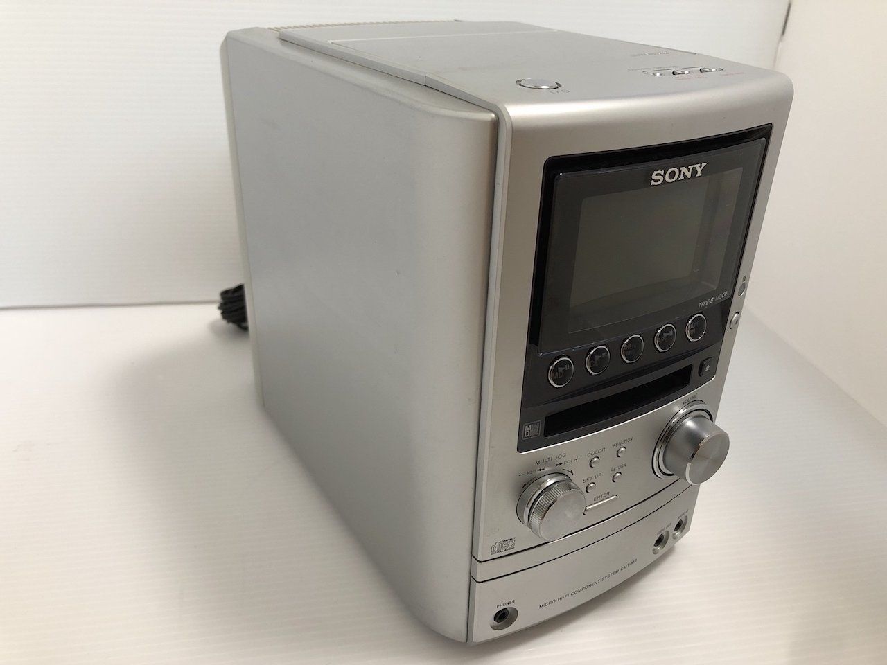 SONY MD搭載オールインワンコンポ CMT-M3 S [シルバー] - メルカリ