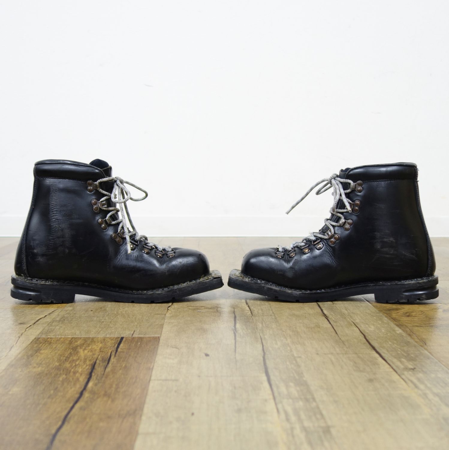 希少 スカルパ SCARPA ビンソン テレマーク スキー ブーツ 革靴 レザー 
