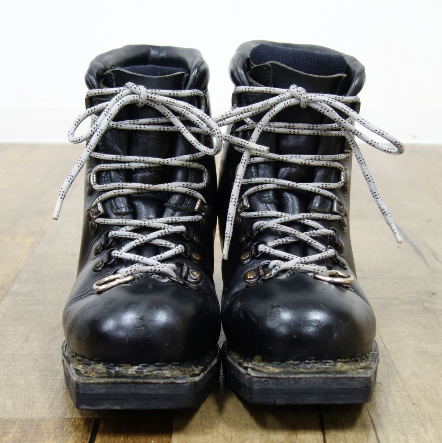 希少 スカルパ SCARPA ビンソン テレマーク スキー ブーツ 革靴 レザー