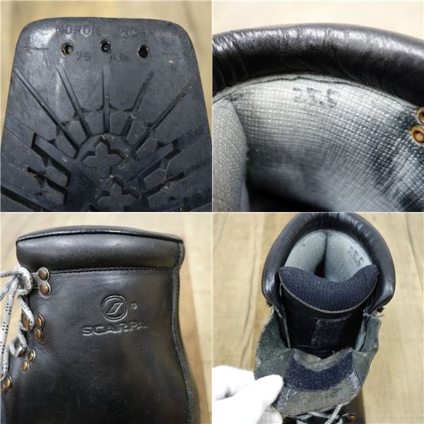 希少 スカルパ SCARPA ビンソン テレマーク スキー ブーツ 革靴 レザー