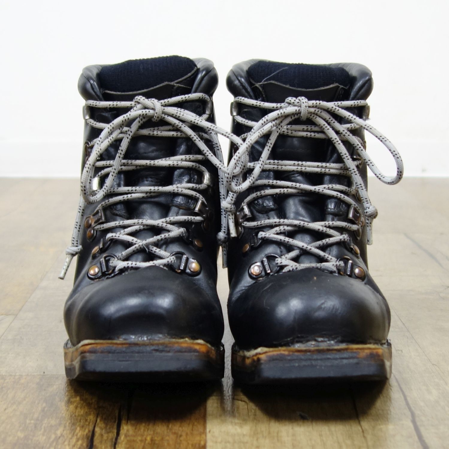 希少 スカルパ SCARPA ビンソン テレマーク スキー ブーツ 革靴 レザー