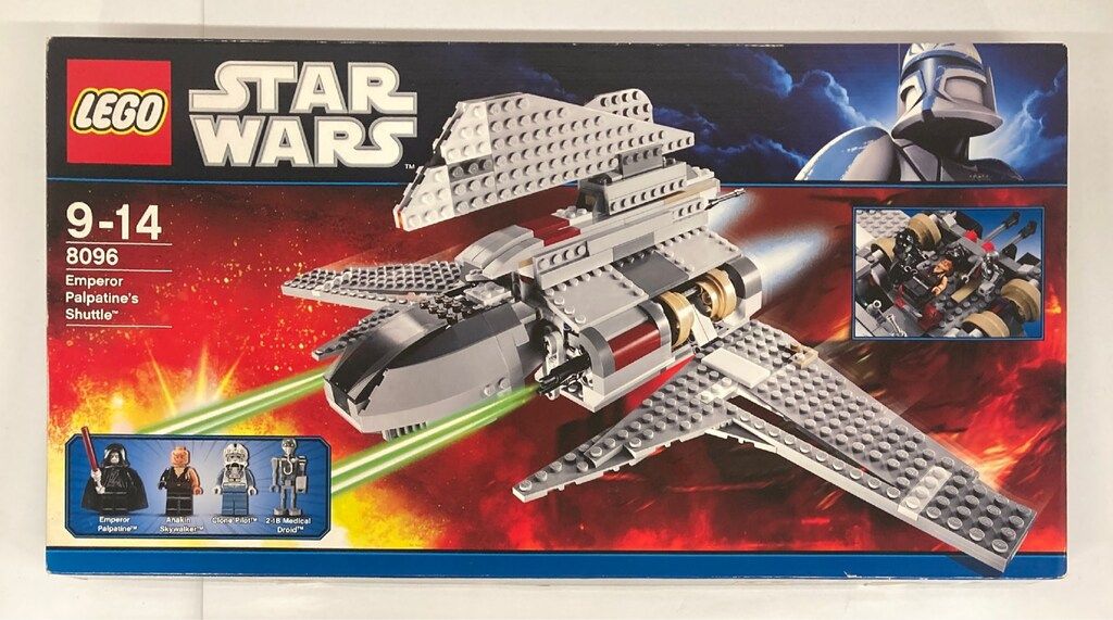 LEGO BUILDING TOY EMPEROR PALPATINES SHUTTLE 8096