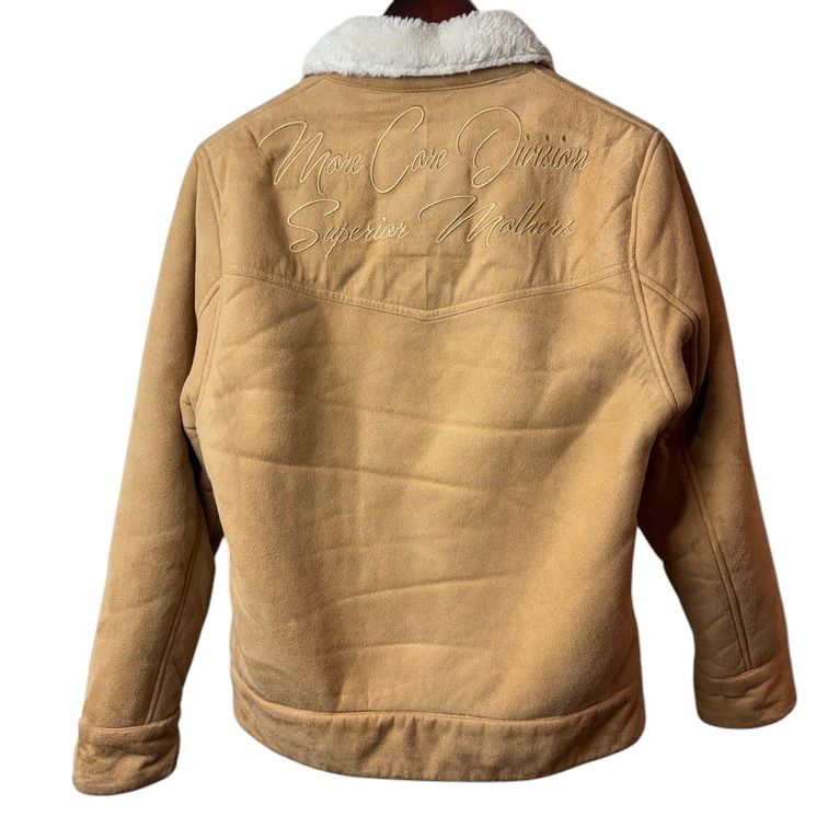 MCD Boa Collar Riders Jacket Camel ボアジャケット フェイクスエード