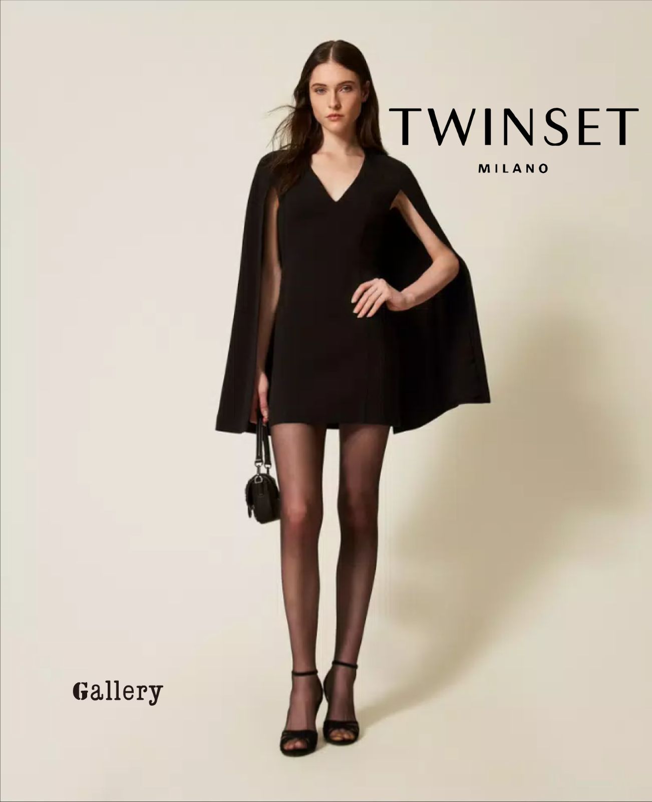 公式正規取扱い TWINSET ツインセット マントドレス ドレス フォーマル オケージョン パーティー 38