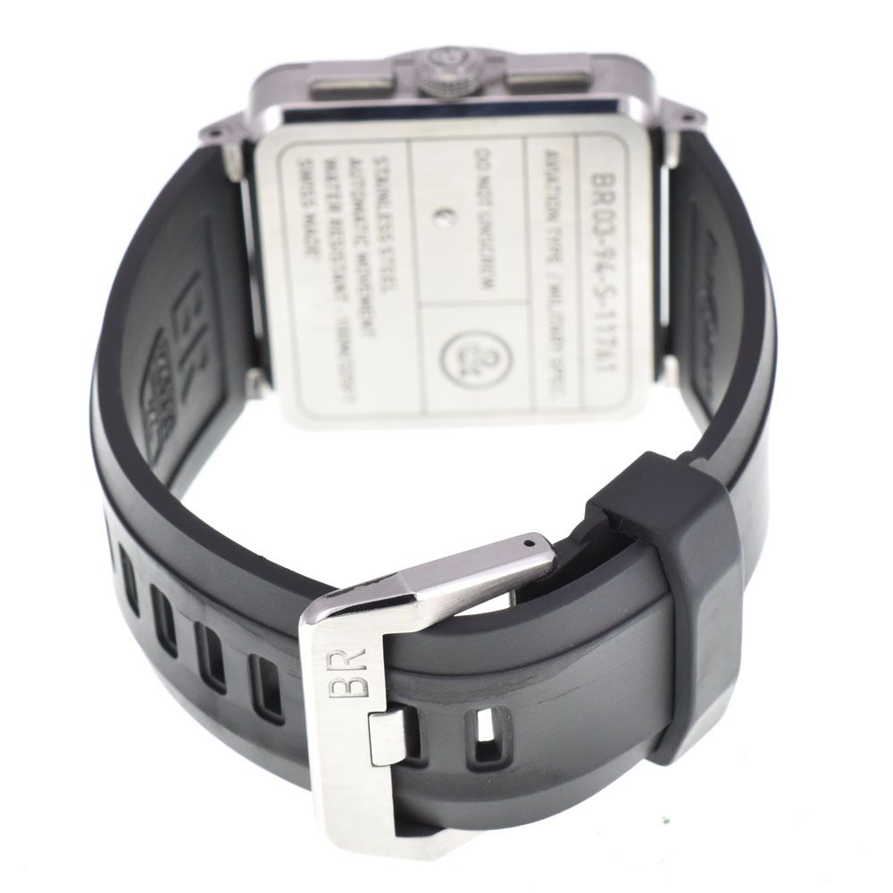  ベル＆ロス Bell＆Ross BR 0394 BL ST 03 94 S クロノグラフ デイト 自動巻き メンズ 箱 保証書付き Q 143521 その他 時計