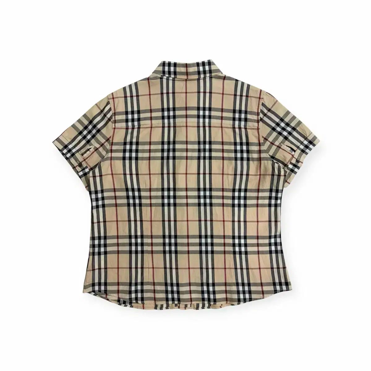 BURBERRY バーバリー レディース ウィメンズ ノヴァチェック 半そで シャツ L