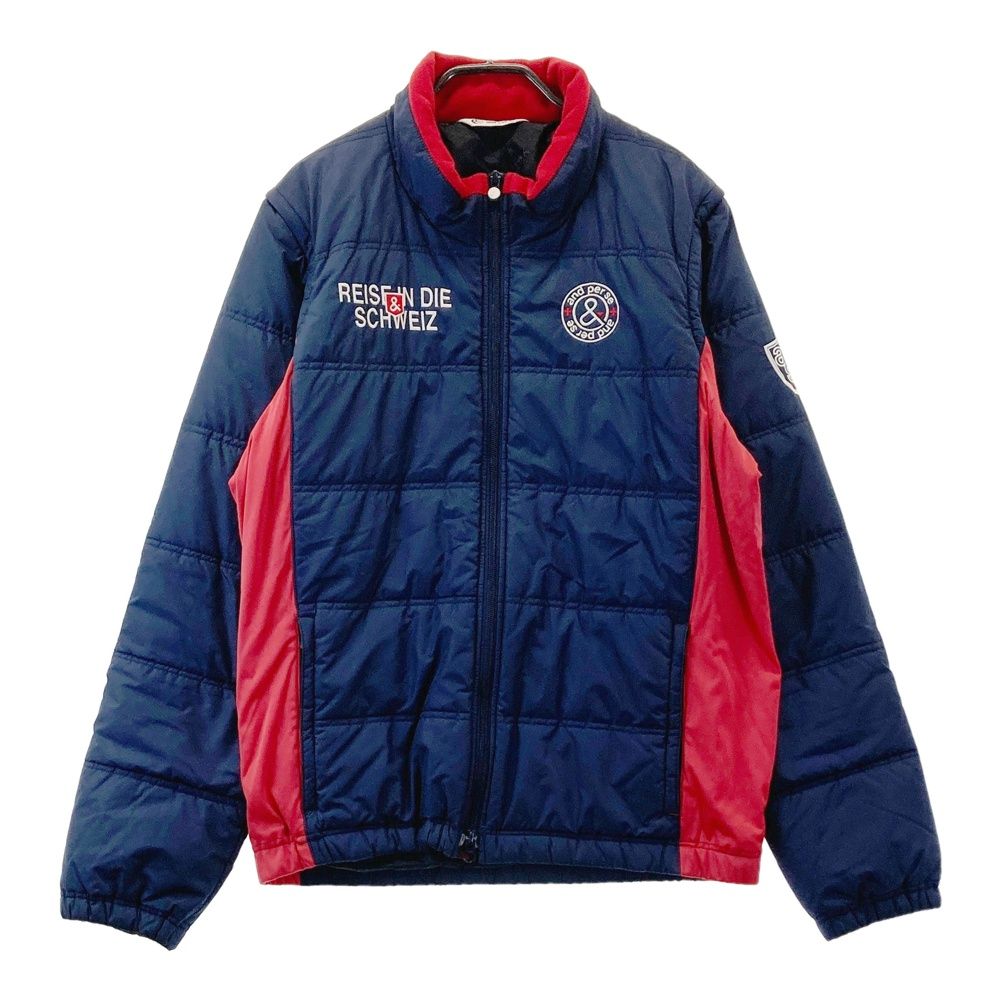 サイズ LL AND PER SE アンパスィ 2WAY 中綿ジャケット ネイビー系 240003001843 ゴルフウェア メンズ ストスト