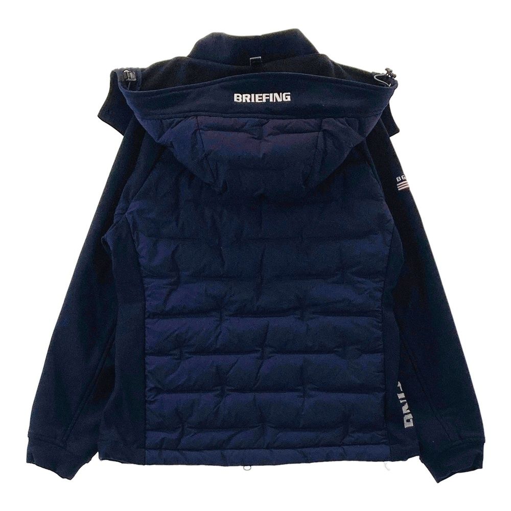 サイズ S GOLF ブリーフィング 2 WAY ダウン切替 ジップジャケット ネイビー系 ゴルフウェア レディース ストスト