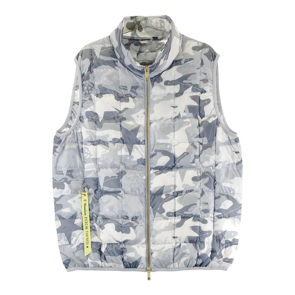 サイズ：6 RUSSELUNO ラッセルノ ; ダウンベスト 迷彩 カモフラ柄