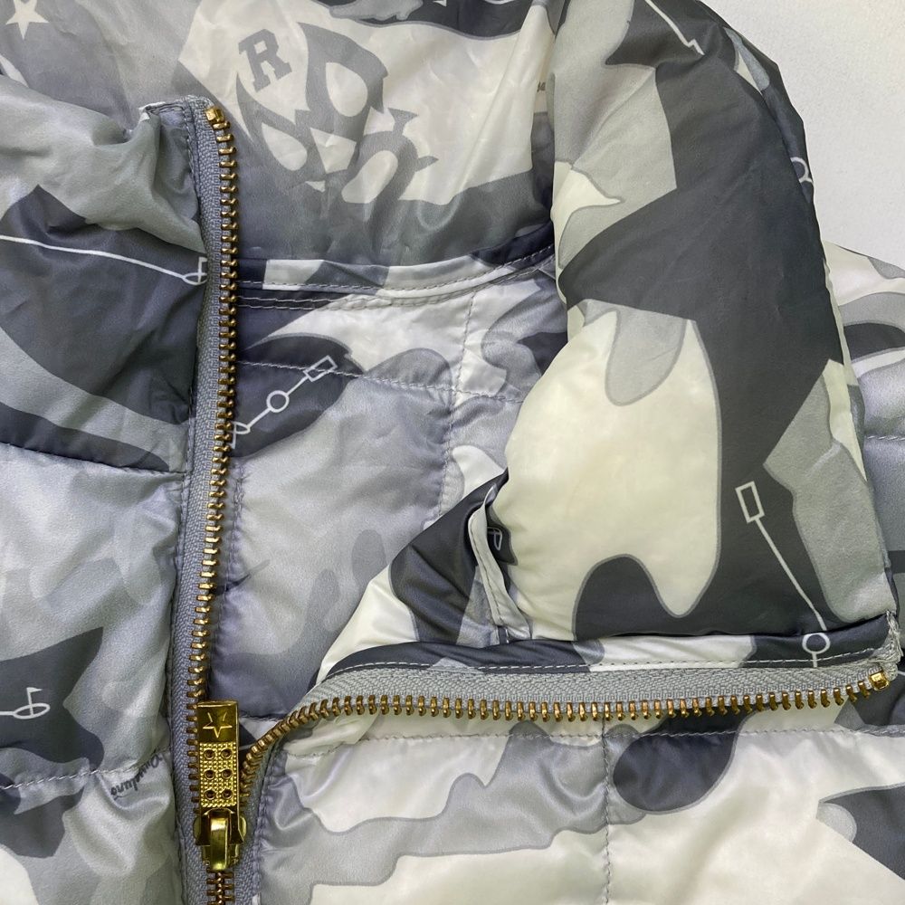 サイズ：6 RUSSELUNO ラッセルノ ; ダウンベスト 迷彩 カモフラ柄