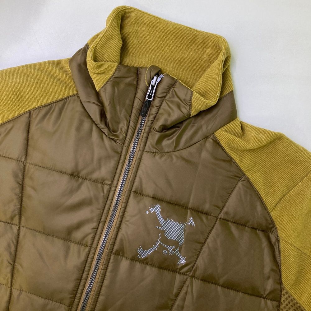 OAKLEY オークリー 切替 中綿ジャケット フード キルティング M サイズ：M OAKLEY オークリー 切替 中綿ジャケット ブラウン系