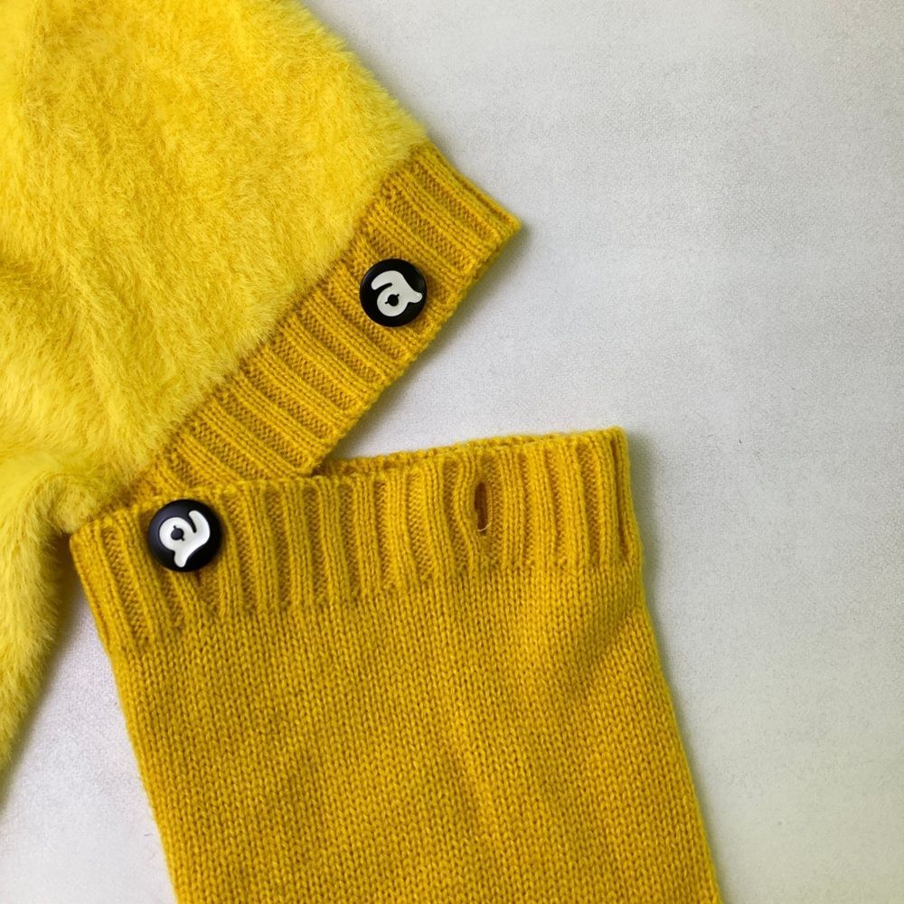 サイズ：38 ARCHIVIO アルチビオ 2WAYフード付 ボア ニットセーター