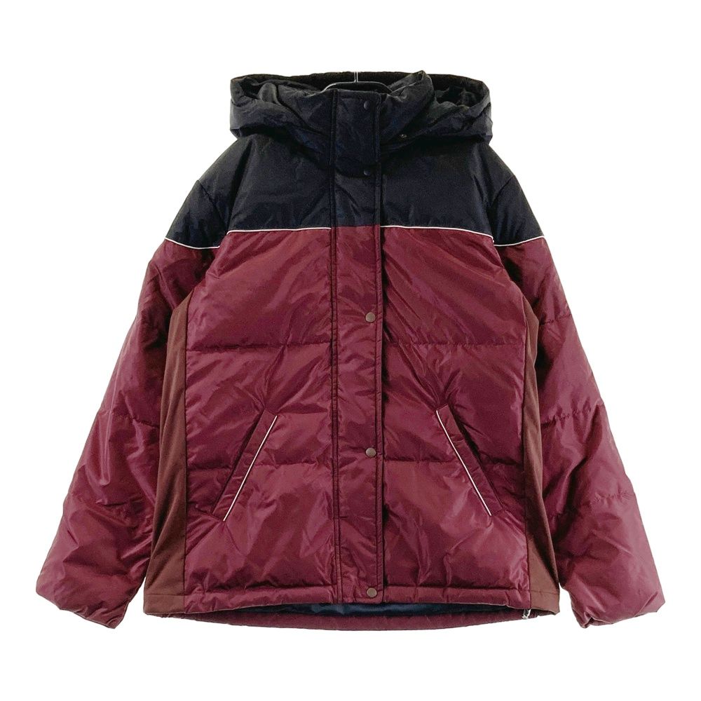 サイズ M MUNSING WEAR マンシングウェア モデル 2WAY ダウン ジップジャケット レッド系 ゴルフウェア レディース ストスト