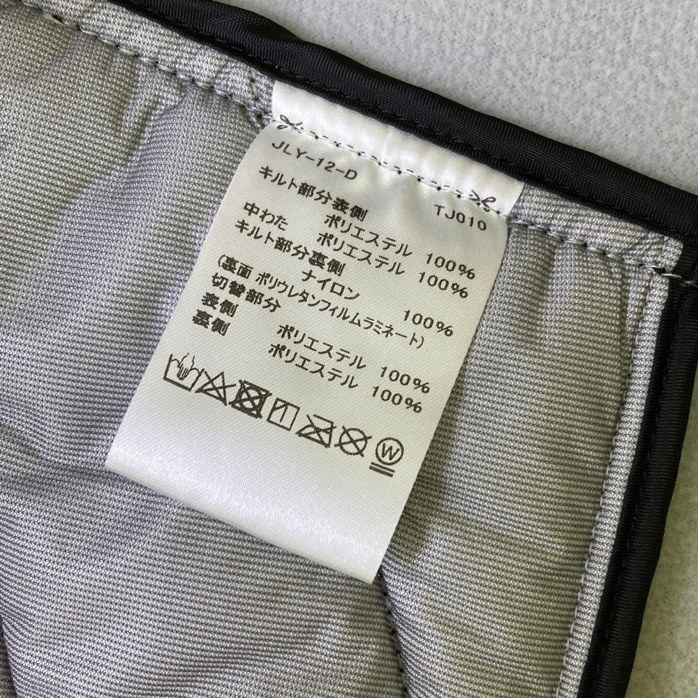 サイズ：L TAYLOR MADE テーラーメイド 中綿ジップベスト ブラック系