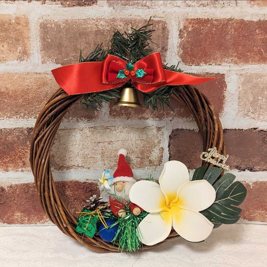 送料無料】2025♥Luana♥ALOHAサンタのX'mas☆リースL-A - メルカリ