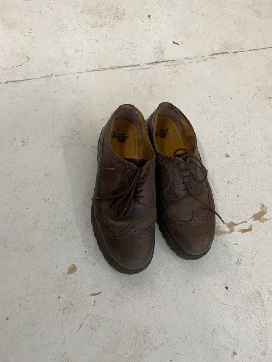  DR MARTENS ドクターマーチン ウイングチップ ブラウン ローファー ブーツ 革靴