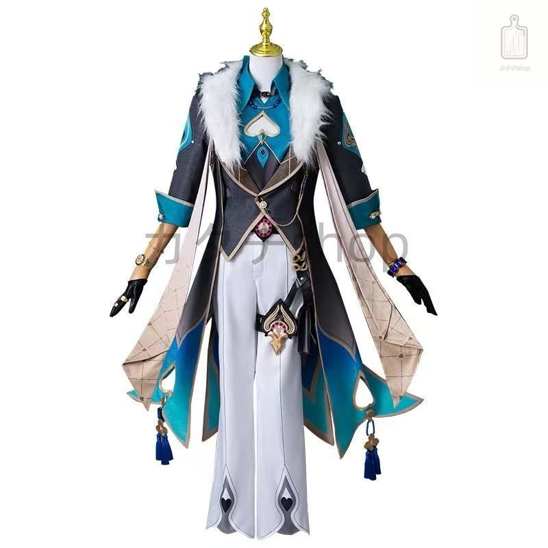 豪華版 崩壊スターレイル アベンチュリン コスプレ衣装 cosplay ウィッグ靴追加 仮装 制服 イベント ステージ