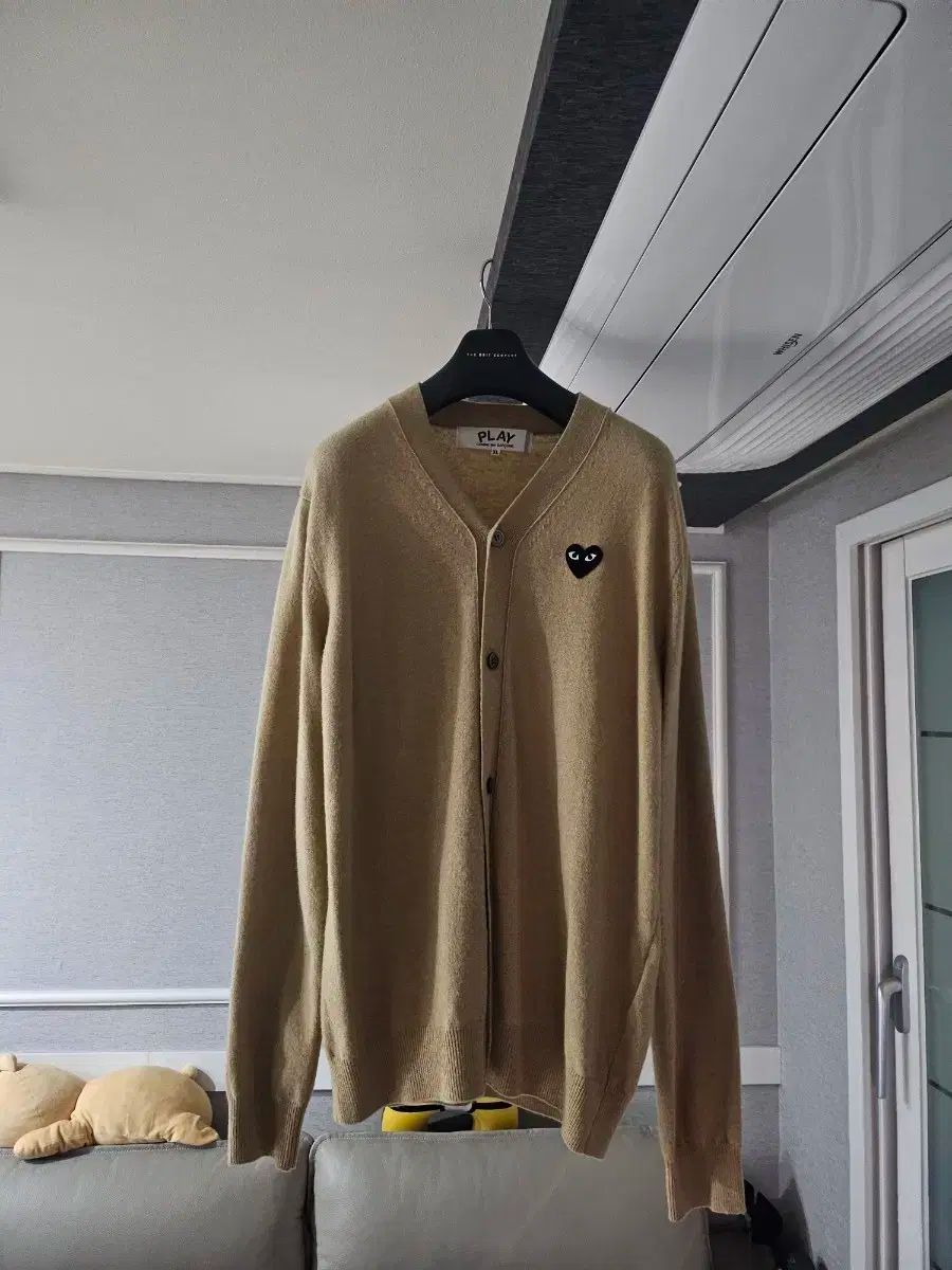 COMME des GARCONS コム デ ギャルソン ベージュ カーディガン XL