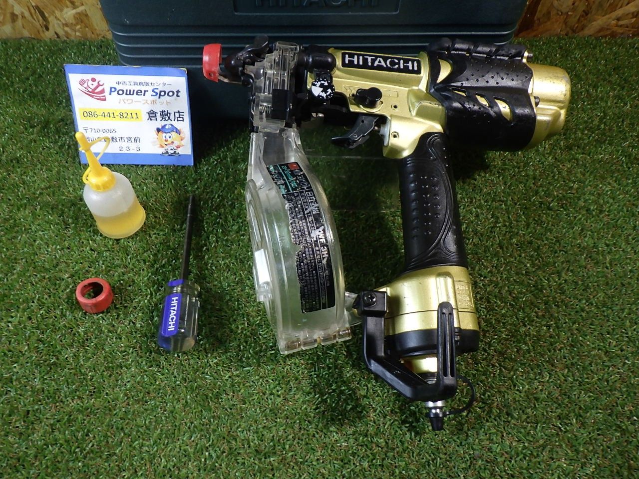 建築現場でのねじ締め作業に 日立電動工具 高圧ねじ打機 WF 3 H 品