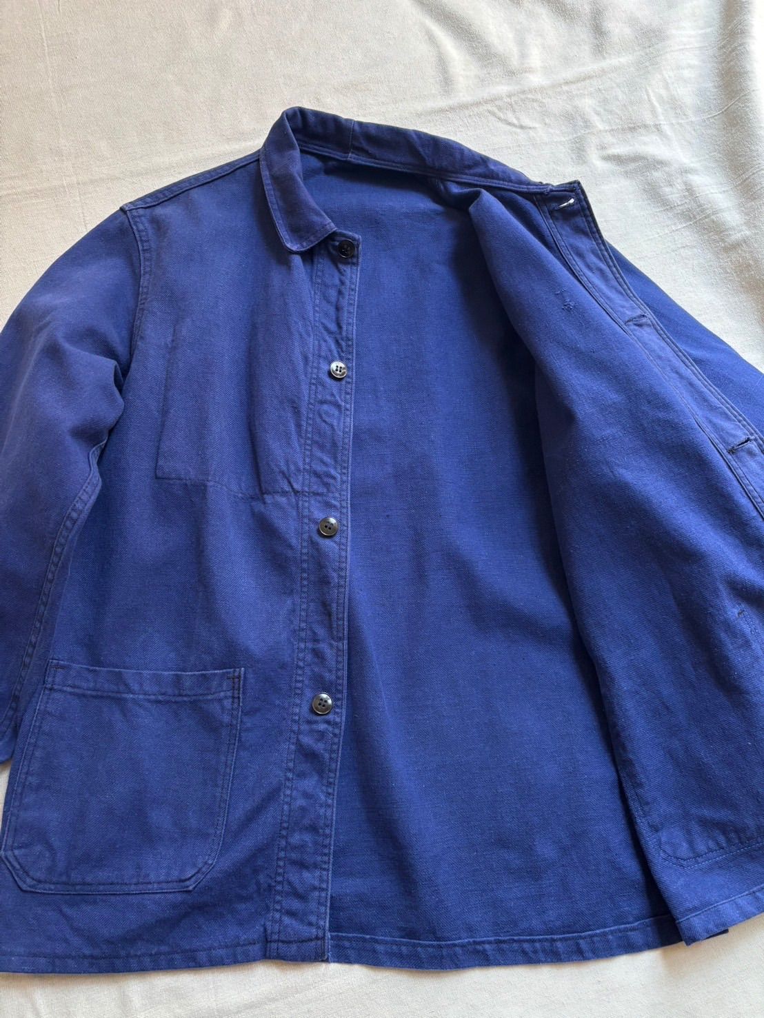 Banana Republic コーデュロイ襟 中綿ジャケット 濃紺 XS 古着 00年代