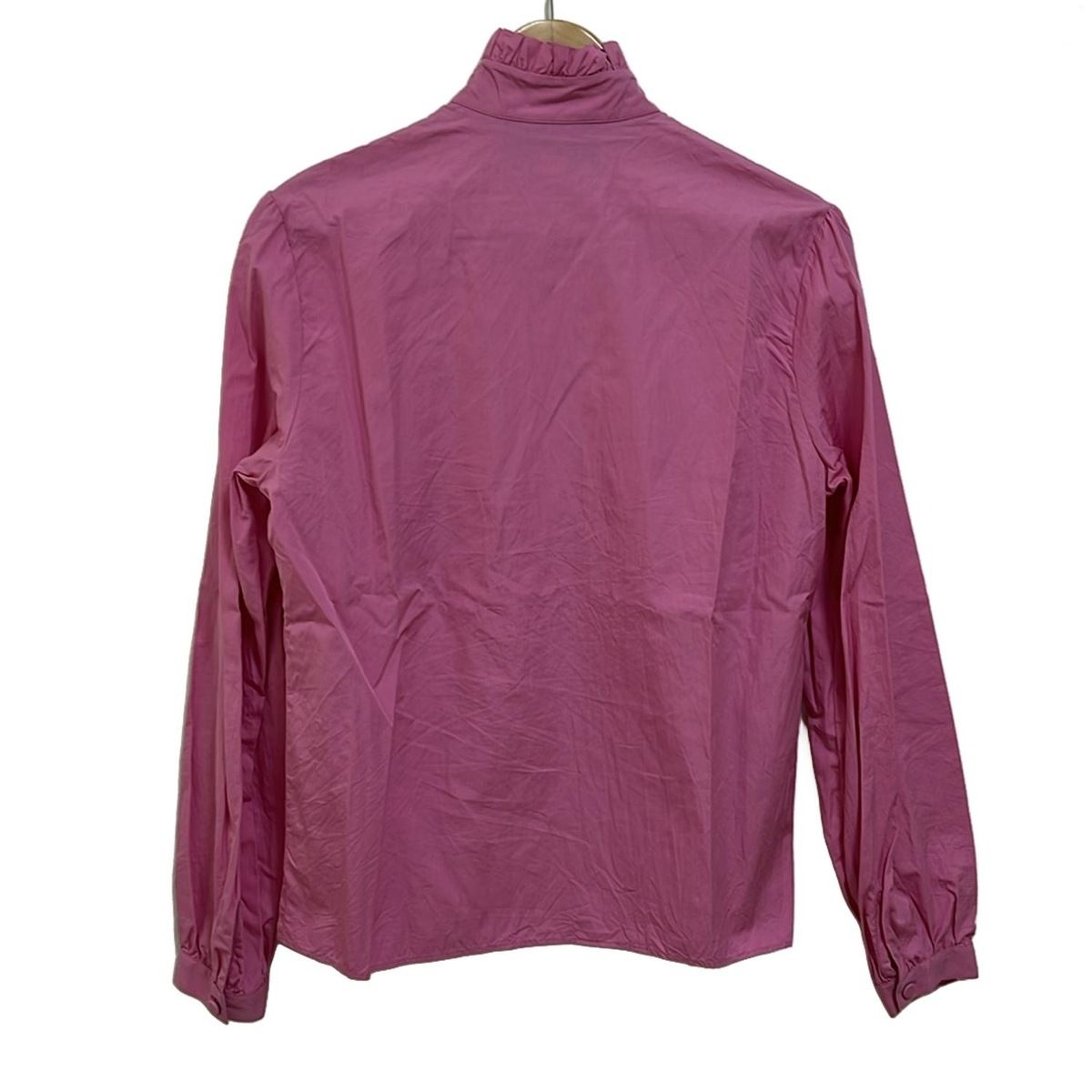 GUCCI グッチ 長袖シャツブラウス サイズ38 S レディース - 545402 21131 ピンク フリル